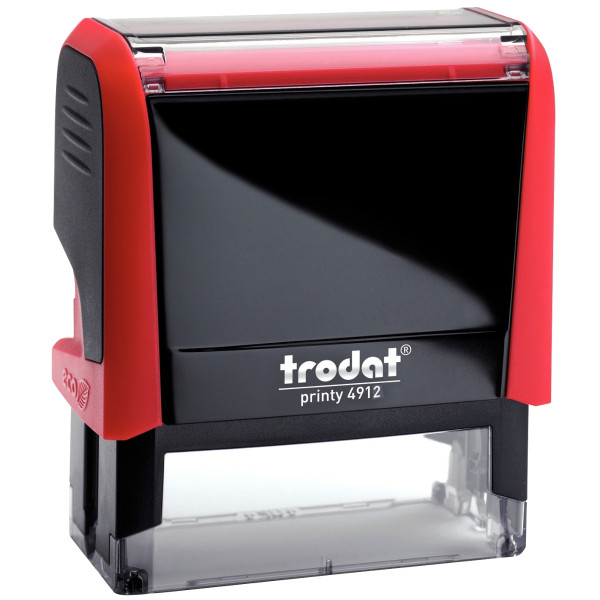 Timbre X-Print avec formule commerciale à encrage automatique URGENT encré coloris rouge