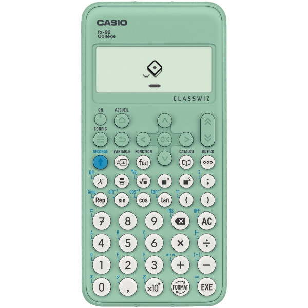 Machine à calculer scientifique Casio FX92 New Spéciale Collège Classwiz