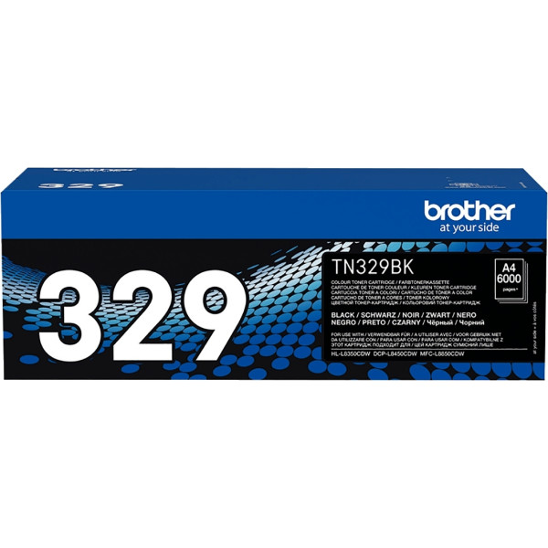 Toner à la marque Brother TN329BK noir très haute capacité