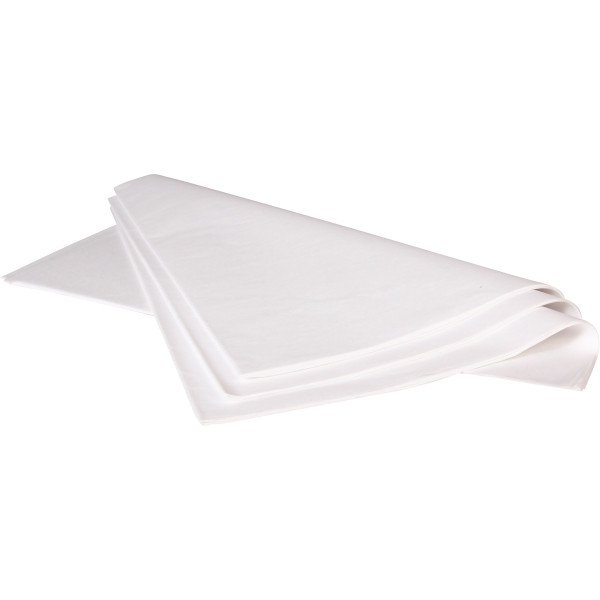 Paquet de 480 feuilles de papier de soie 75x50cm blanches