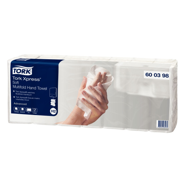 Paquet de 1260 essuie-mains H2 pliage Z blanc
