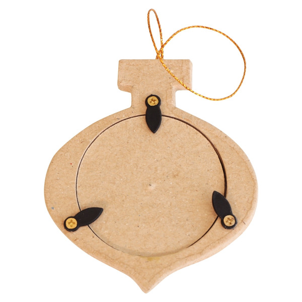 Lot de 10 cadres boules de Noël à suspendre, assortiment n°2