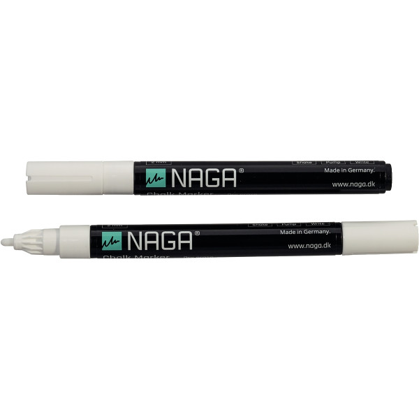 Blister 2 marqueurs effaçables 2mm blancs