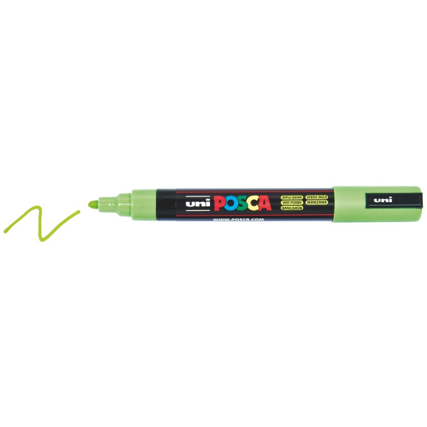 Marqueur Posca pointe moyenne ogive vert pomme