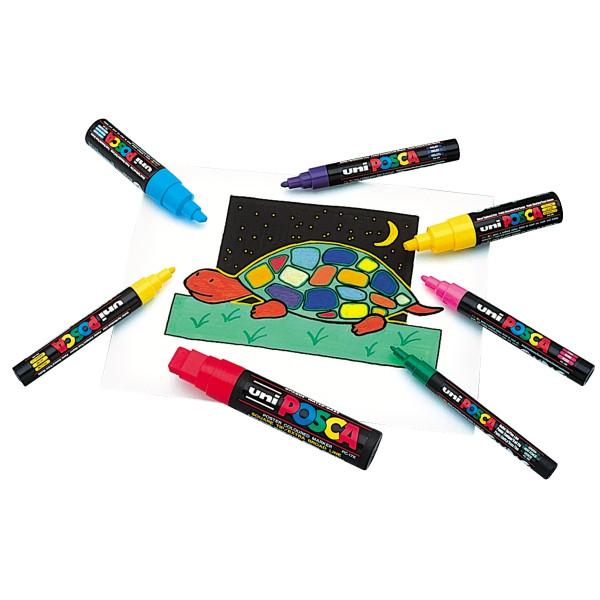 Marqueur Posca pointe moyenne ogive vert pomme