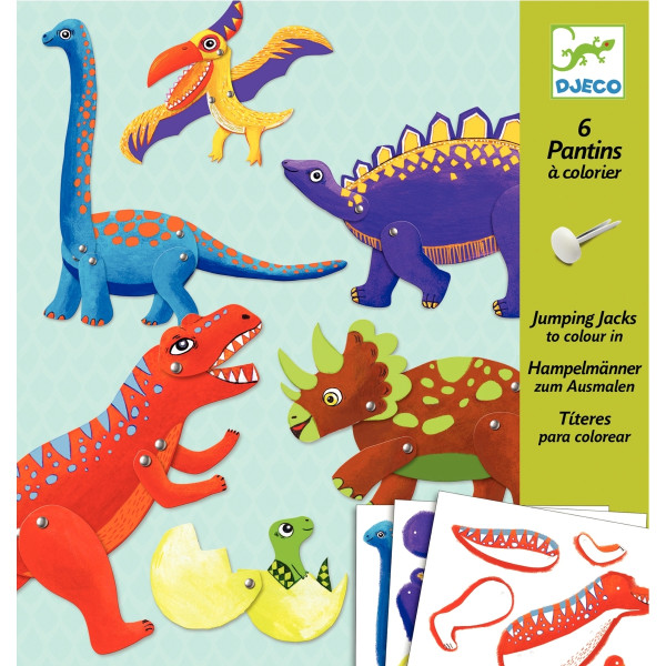 Pantins a créer dinosaures