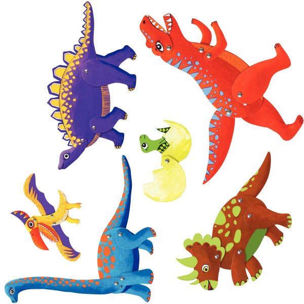 Pantins a créer dinosaures