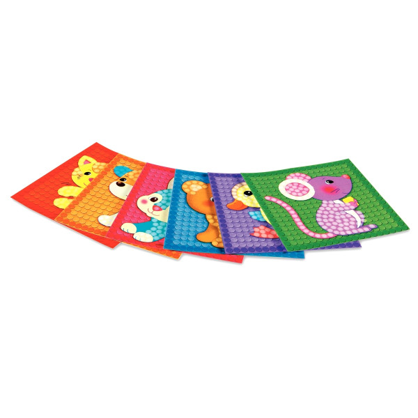Lot de 30 cartes à décorer PLAYMAIS Mosaïc