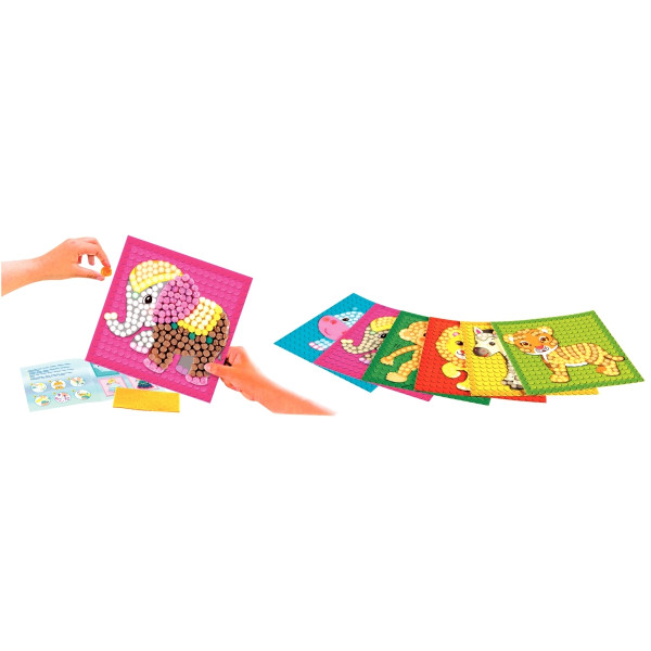 Lot de 30 cartes à décorer PLAYMAIS Mosaïc
