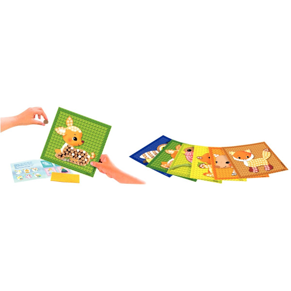 Lot de 30 cartes à décorer PLAYMAIS Mosaïc