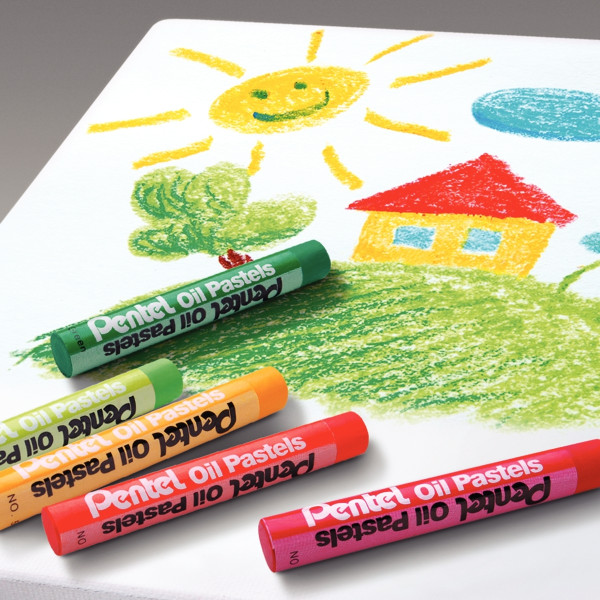 Boîte de 25 pastels huile PHN assorties