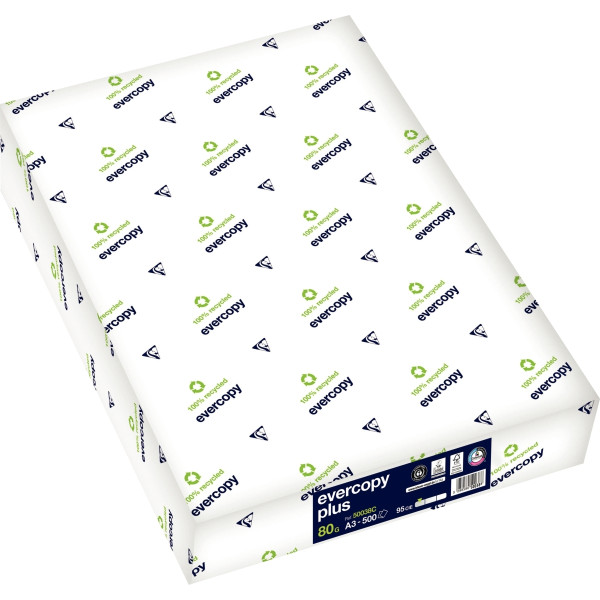 Ramette de 500 feuilles format A3 80g EVERCOPY PLUS