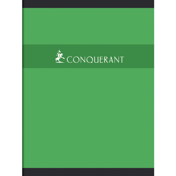 Cahier piqué 96 pages CONQUERANT, format 24x32 cm, quadrillé 5x5, papier 70g