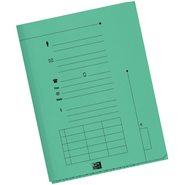 Paquet de 25 chemises HV pour dossiers suspendus, vert