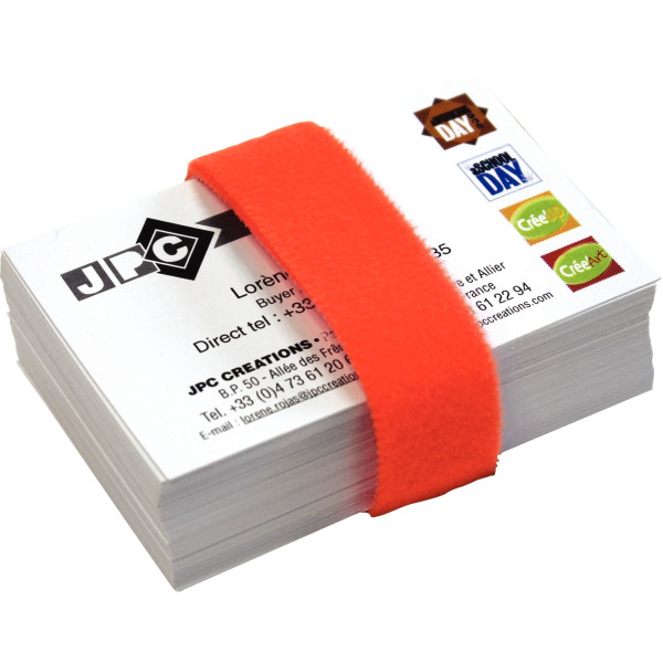 Ruban auto-agrippant "EASY SCRATCH" orange fluo