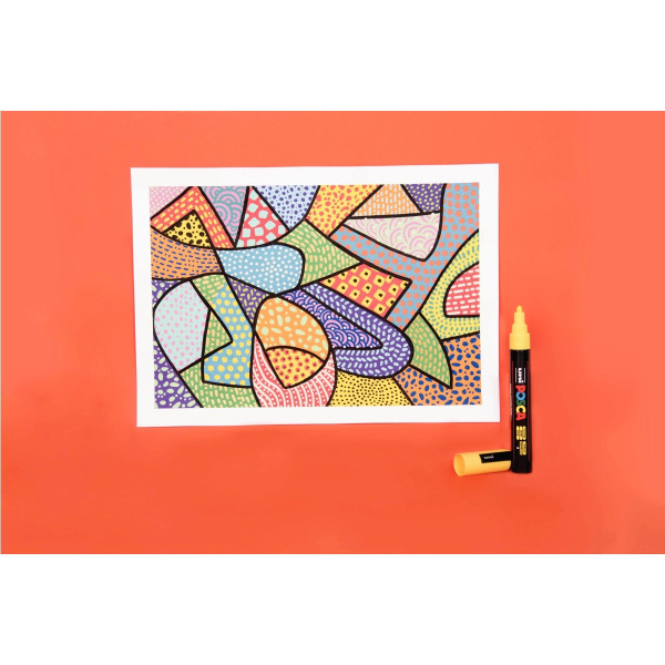 Seau de 26 marqueurs Posca Festif dont 6 offerts