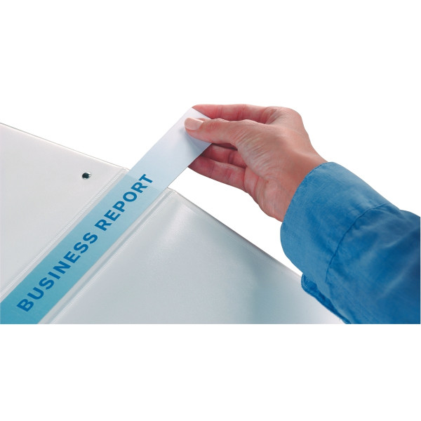Classeur personnalisable SOFT CLICK blanc diamètre 20 dos 45 mm capacité : 190 feuilles
