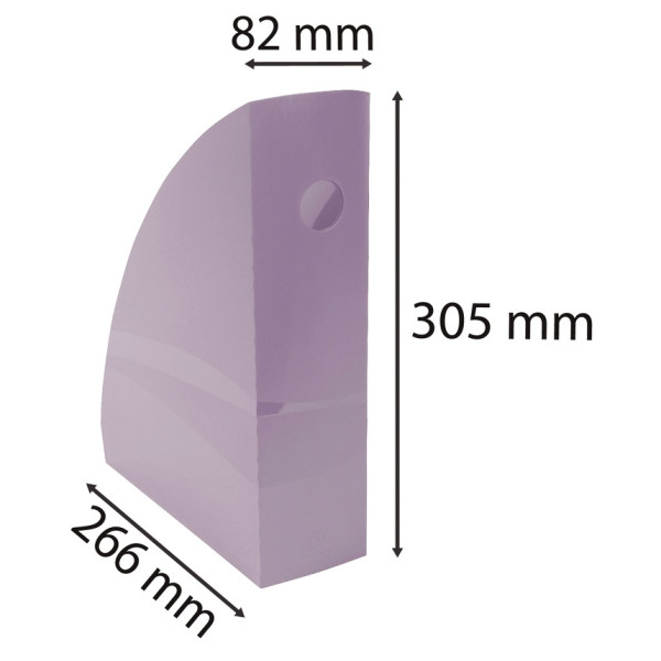 Porte-revues AQUAREL mauve pastel