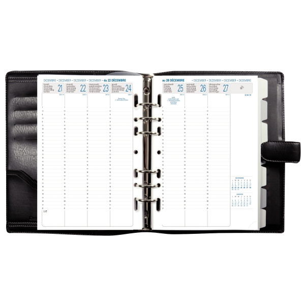 Organiseur Exatime21 20x24cm noir