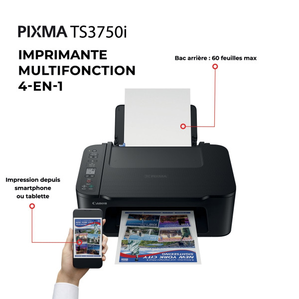 Multifonction jet d'encre Canon PIXMA TS3750I