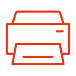 Pictogramme service impression et scan