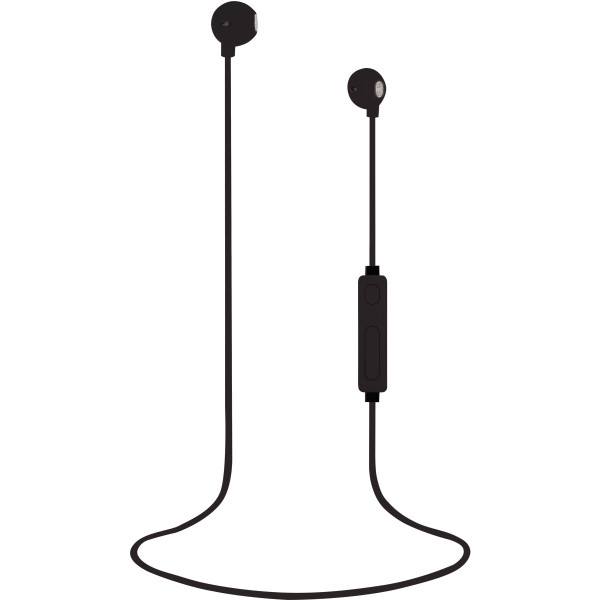 Ecouteurs Bluetooh tour de cou TNB noir. - Écouteurs intra-auriculaires. - Contrôle du volume et des pistes de lecture.
