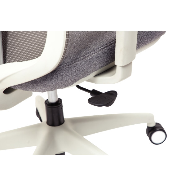 Siège Strarkle structure gris clair/assise et résille gris/carter et support dorsal noir