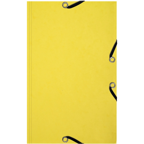 Chemise 3 rabats a élastique aquarelle + 25 fiches bristols 125 x 200mm - 4 couleurs assorties