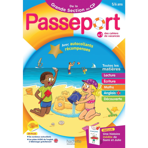Cahier de vacances passeport de la grande section au CP
