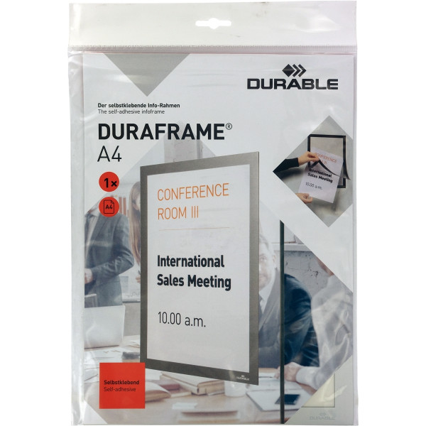 Cadre d'affichage duraframe A4 argent