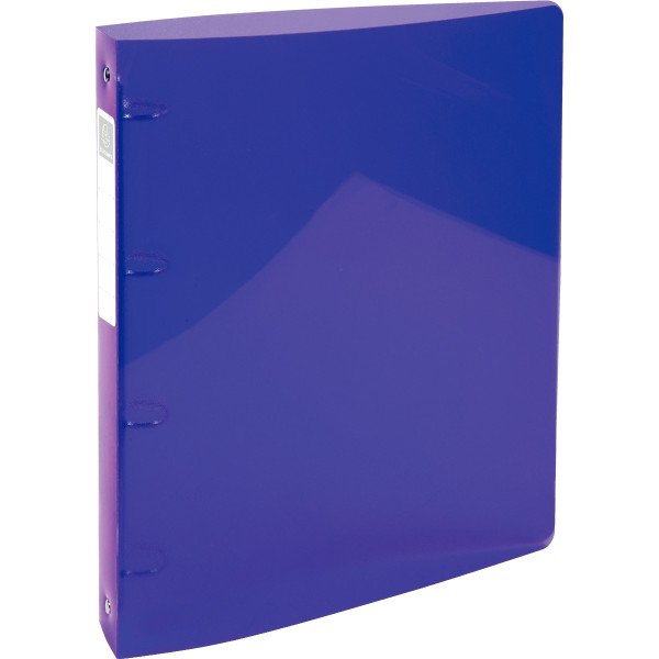 Classeur 4 anneaux en polypropylène IDERAMA, format A4+, dos 4 cm, violet