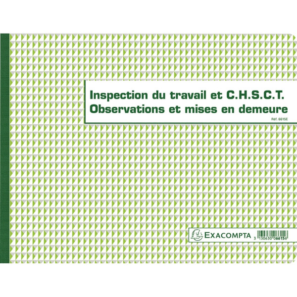 Registre inspection du travail exacompta
