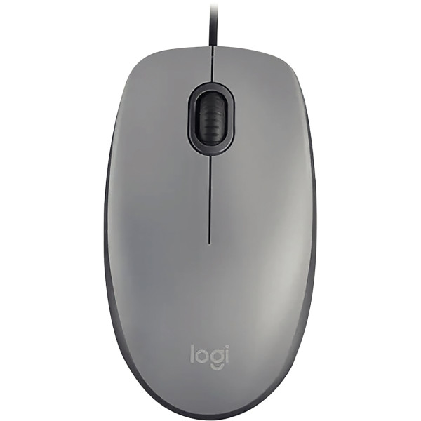 Souris filaire Logitech Silent M110 couleur gris
