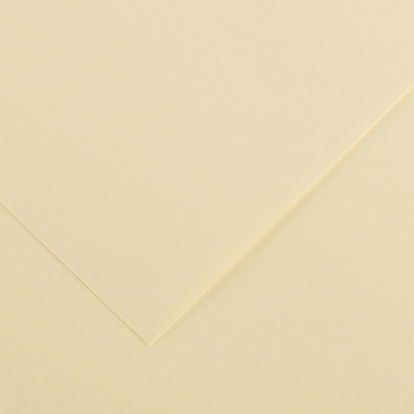 Paquet de 10 feuilles Colorline 50x65 cm 150 g crème