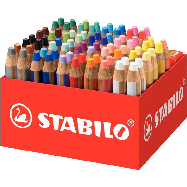 Maxi schoolpack de 76 woody + 4 taille-crayons