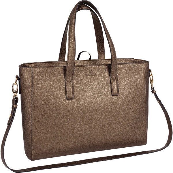 Sac cabas ordinateur 15.6 pouces lady bradford coloris bronze