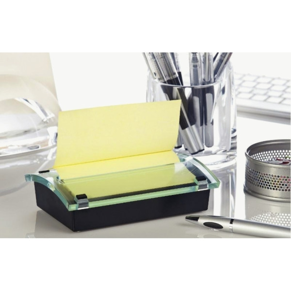 Distributeur bloc Millenium garni 1 bloc 100F Z-Notes jaune 76x127mm