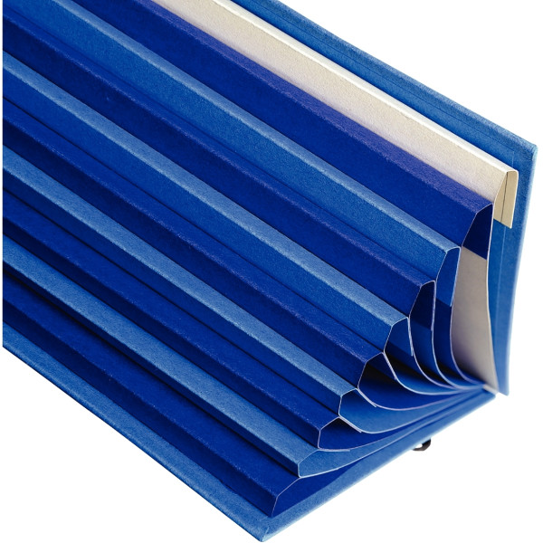 Trieur carte recyclée FOREVER, 9 compartiments, bleu