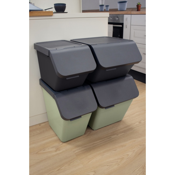 Boite de stockage 45L grise