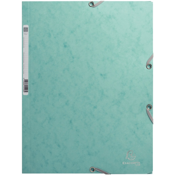 Chemise 3 rabats à élastiques SKANDI en carte lustrée 400g, coloris assortis