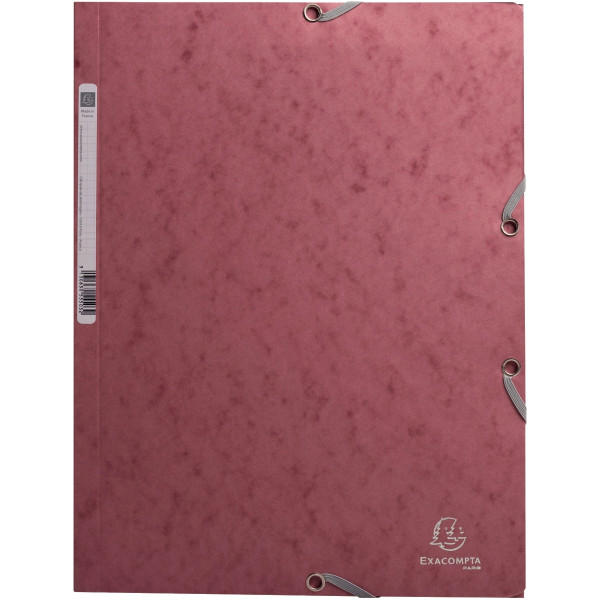 Chemise 3 rabats à élastiques SKANDI en carte lustrée 400g, coloris assortis