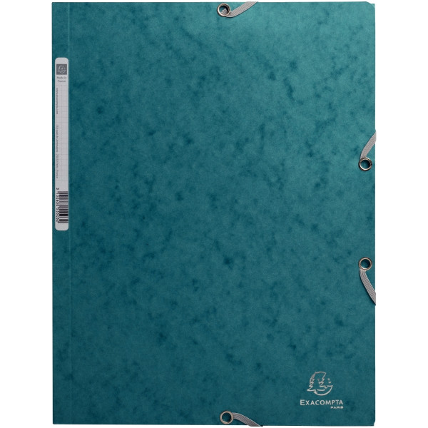 Chemise 3 rabats à élastiques SKANDI en carte lustrée 400g, coloris assortis