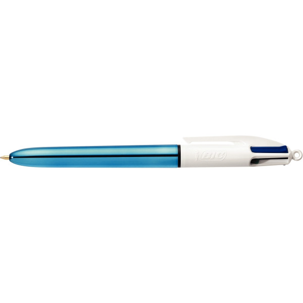 Stylo bille 4 Couleurs Shine bleu