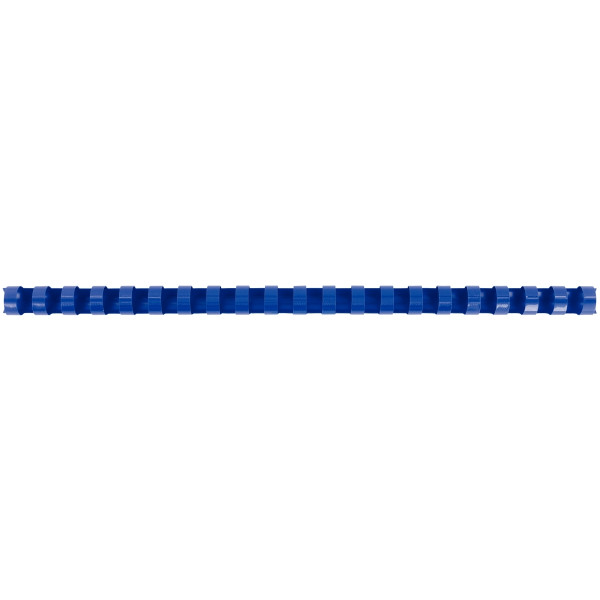 Boîte de 100 reliures plastiques couleur Ø 14mm bleu