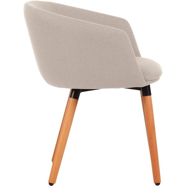 Fauteuil tissu Arco beige