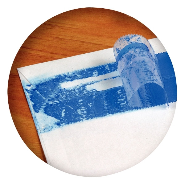 Adhésif de sécurité 35mmx33M bleu