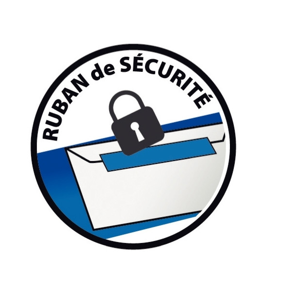 Adhésif de sécurité 35mmx33M bleu