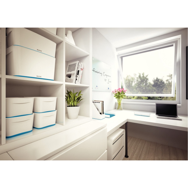 Bac de rangement Leitz MyBox format long bleu