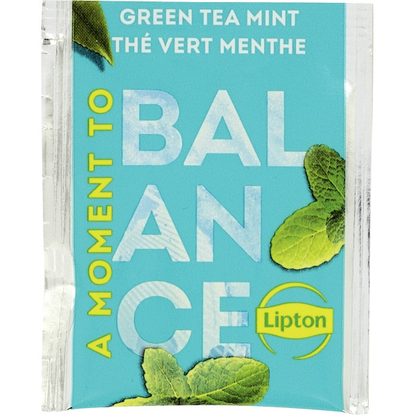 Boite 25 sachets de thé LIPTON vert menthe