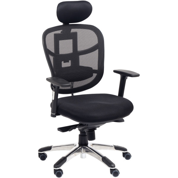 Siège manager ergonomique Balzac mesh noir